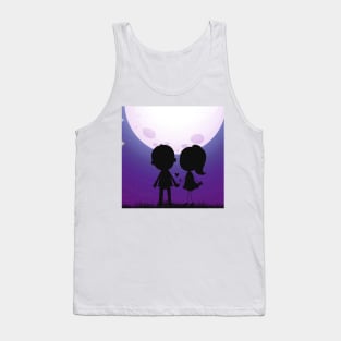 Couple Love feel Moment of Landscape Art Tank Top